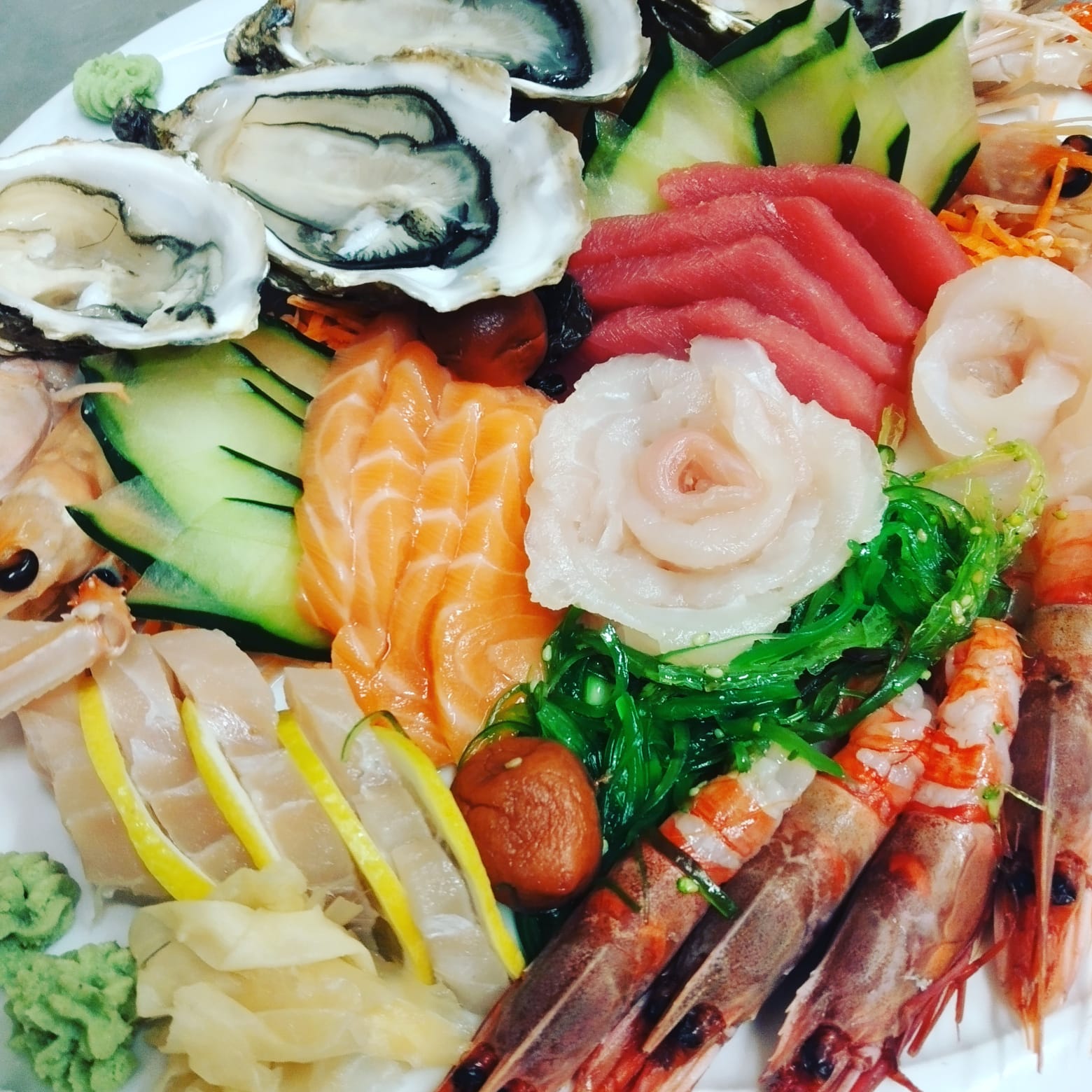 Gran Piatto di Sashimi Pescato.