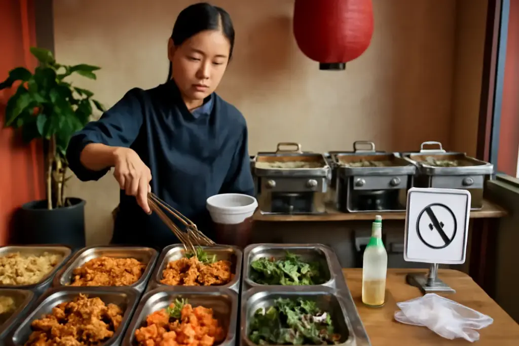 Gestione degli allergeni nei buffet di cucina asiatica: sicurezza e soluzioni per tutti
