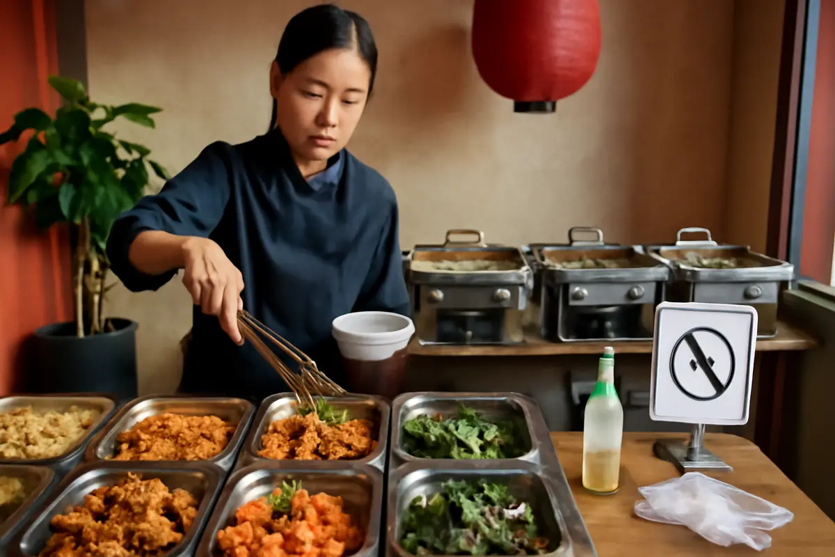 Gestione degli allergeni nei buffet di cucina asiatica: sicurezza e soluzioni per tutti
