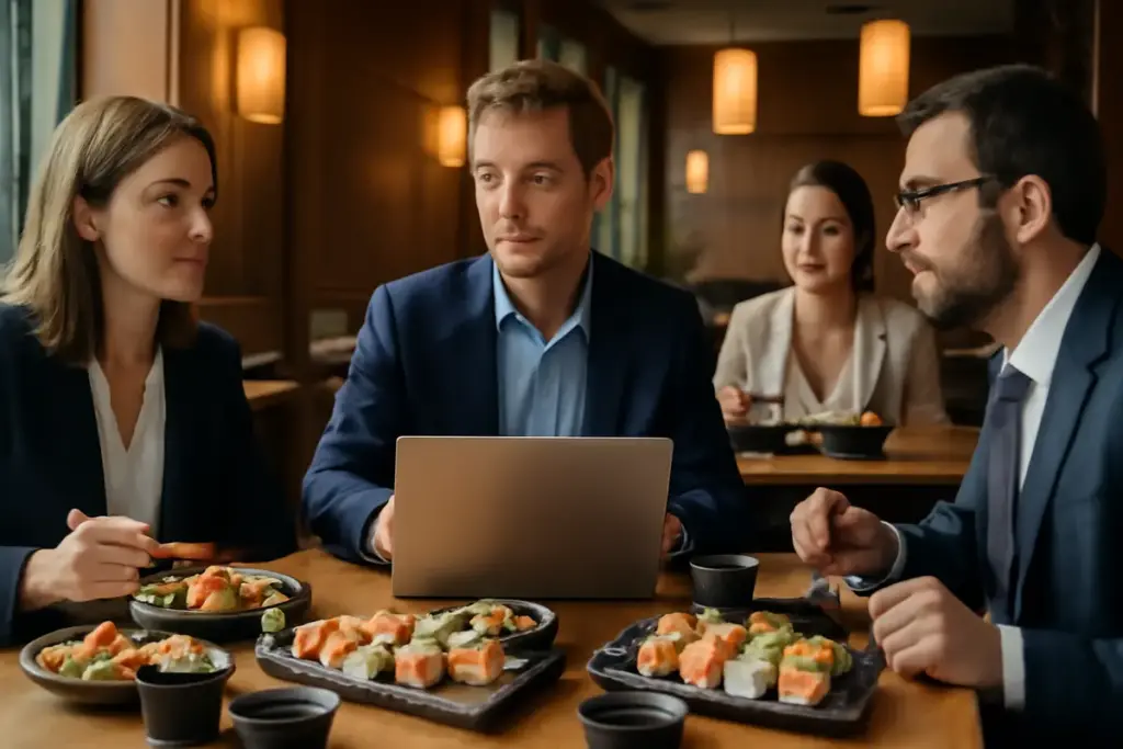 Si possono organizzare eventi aziendali nei ristoranti sushi? Le soluzioni su misura che aumentano la produttività