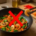 Stir fry di gamberi e verdure: l’errore che rende i gamberi gommosi e come evitarlo