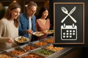 Durante quali giorni la varietà di piatti è maggiore nei buffet asiatici? Scelta intelligente per accontentare tutti