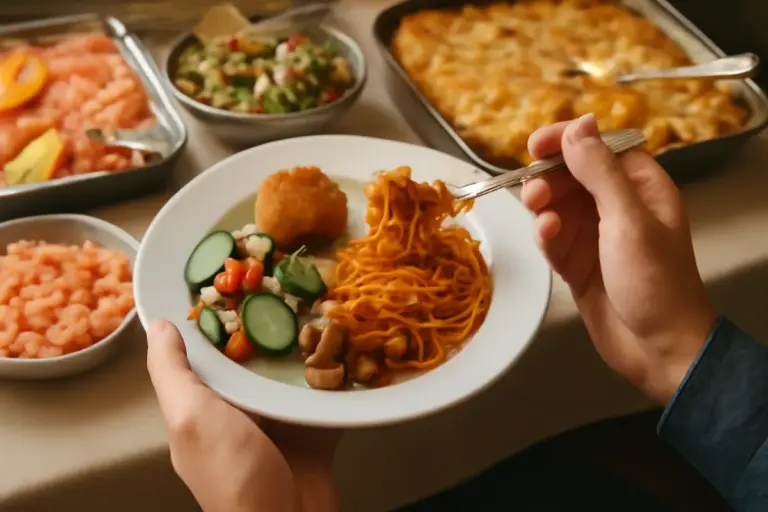 Alternanza tra piatti caldi e freddi: il metodo giusto per non saturarsi troppo presto al buffet