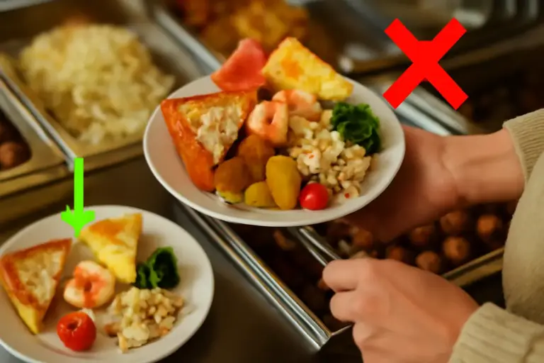Come conservare la freschezza dei tuoi assaggi al buffet: errori da evitare nel comporre il piatto