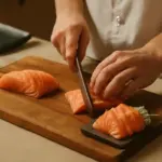 Sashimi di salmone: il taglio e la temperatura giusta per valorizzare la freschezza del pesce