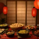 Allestimenti per buffet asiatico: come trasformare la sala in un angolo d’Oriente autentico