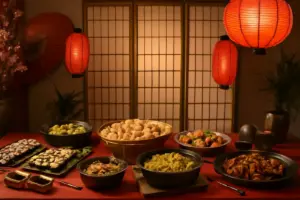 Allestimenti per buffet asiatico: come trasformare la sala in un angolo d’Oriente autentico