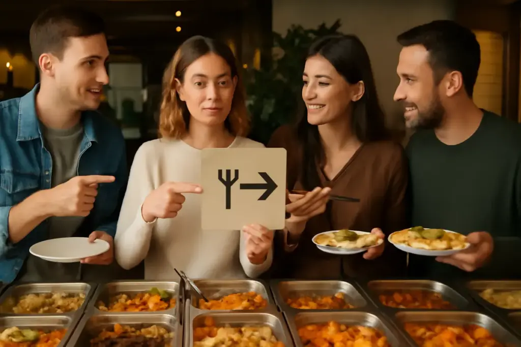 Suggerimenti per chi va al buffet asiatico in gruppo: soluzioni per non perdere tempo tra i piatti