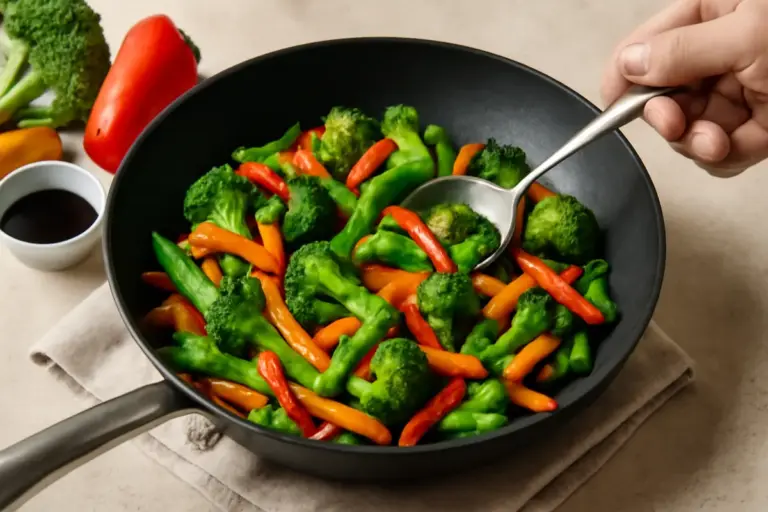 Verdure saltate all’asiatica: come mantenere croccantezza e colore brillante senza cuocere troppo