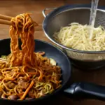 Yakisoba: come ottenere la giusta consistenza dei noodles e perché non vanno mai sciacquati sotto acqua fredda