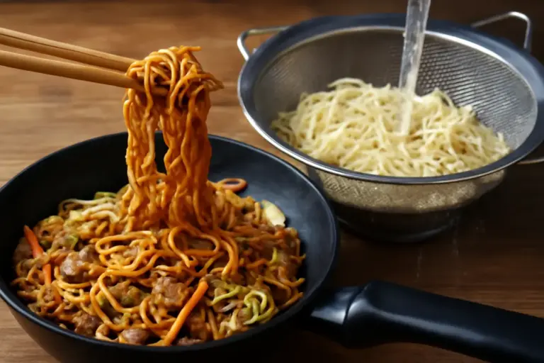 Yakisoba: come ottenere la giusta consistenza dei noodles e perché non vanno mai sciacquati sotto acqua fredda