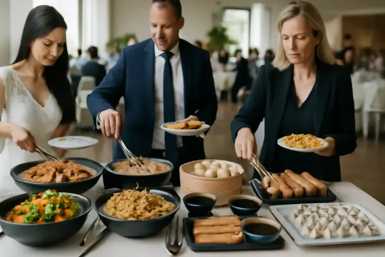 Quali formule di buffet asiatico sono più adatte a matrimoni ed eventi aziendali?