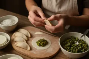 Gyoza ripieni di verdure: come sigillarli perfettamente per non perdere il sapore durante la cottura
